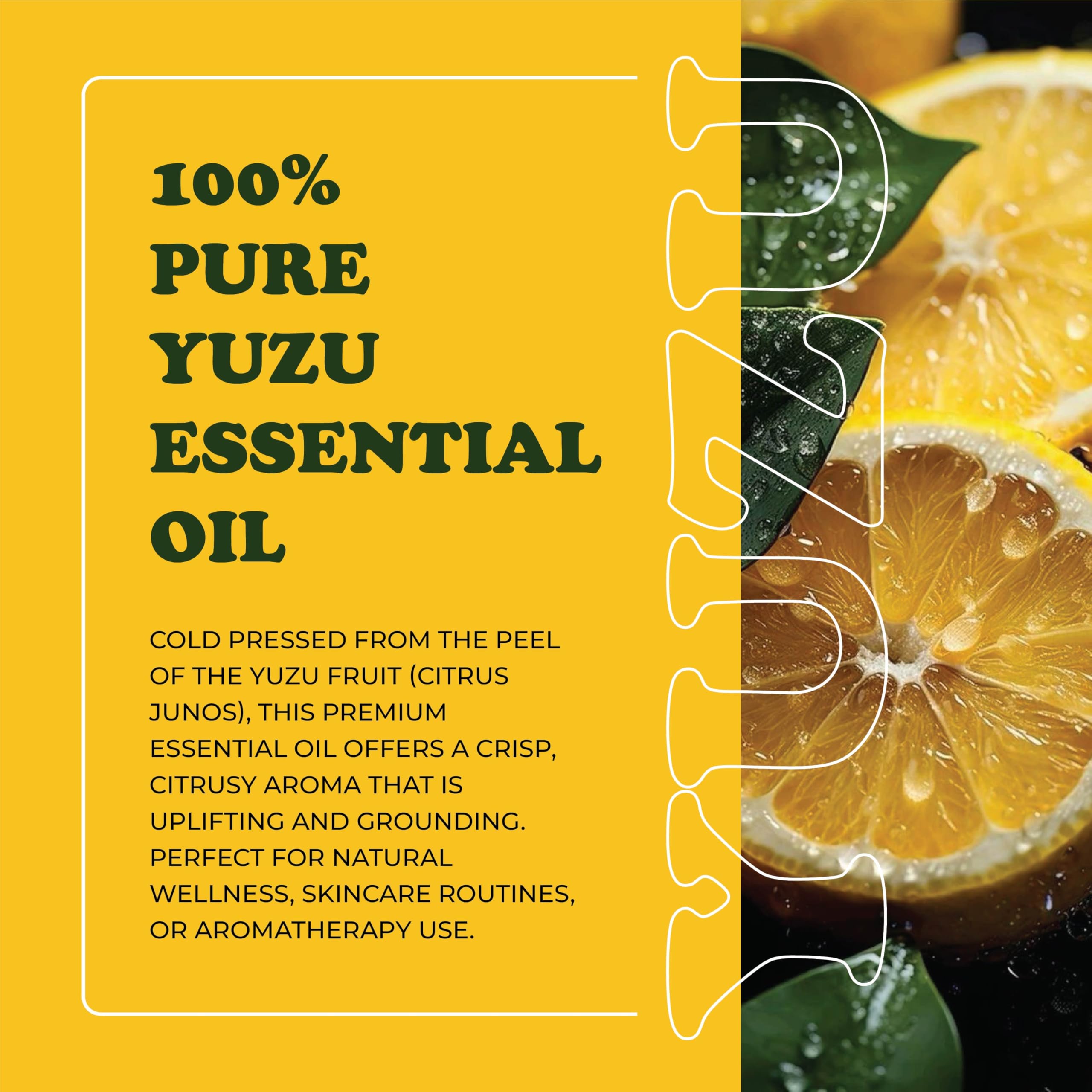 Amazon.com: Yuzu Essential Oil – 100% Pure Cold Pressed Citrus